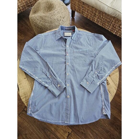 Robert Graham Other - Robert Graham Button Down Gingham Shirt Men's Size M Knowledge Wisdom Faith